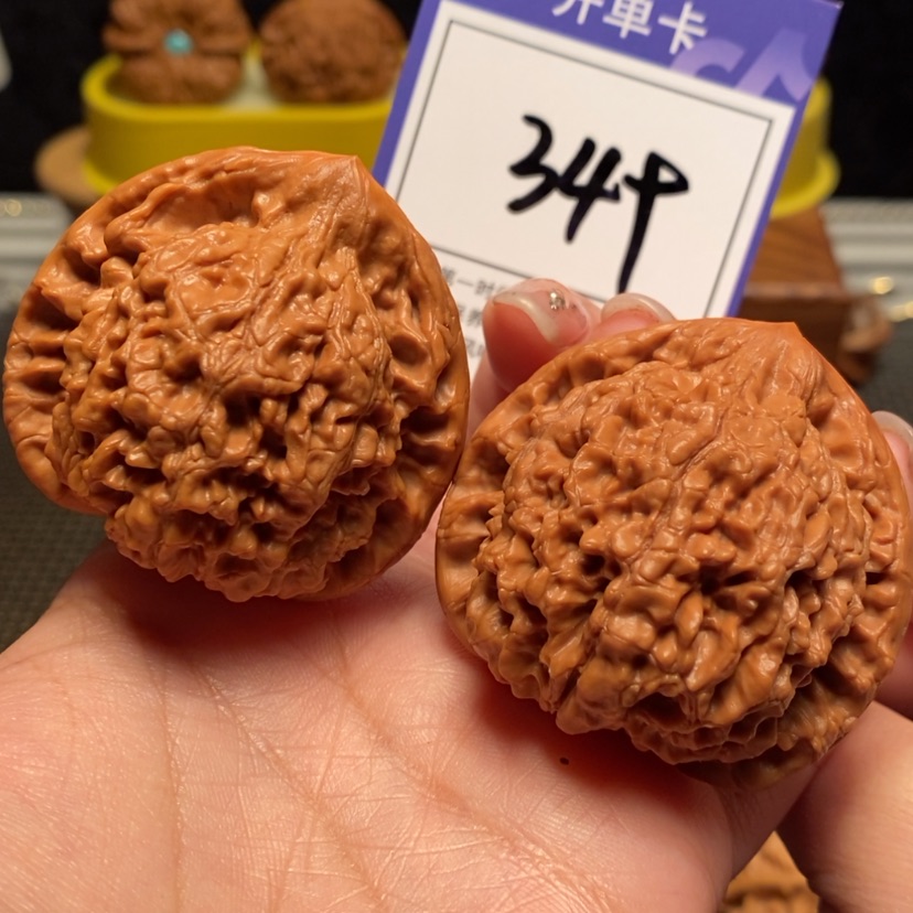 【闪购商品】文玩核桃吊坠48官帽 349