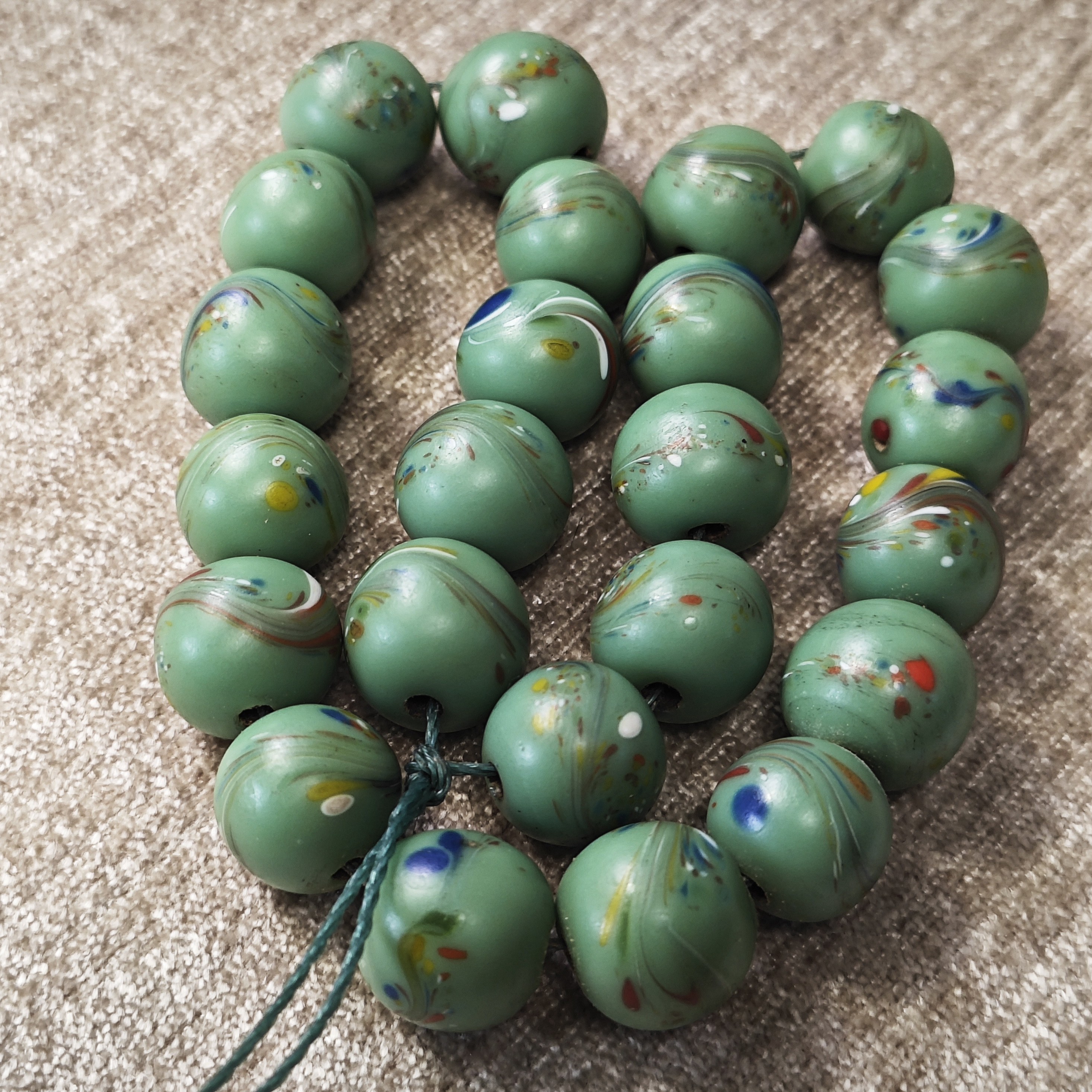 凤尾老琉璃珠饰卡11+女款男士