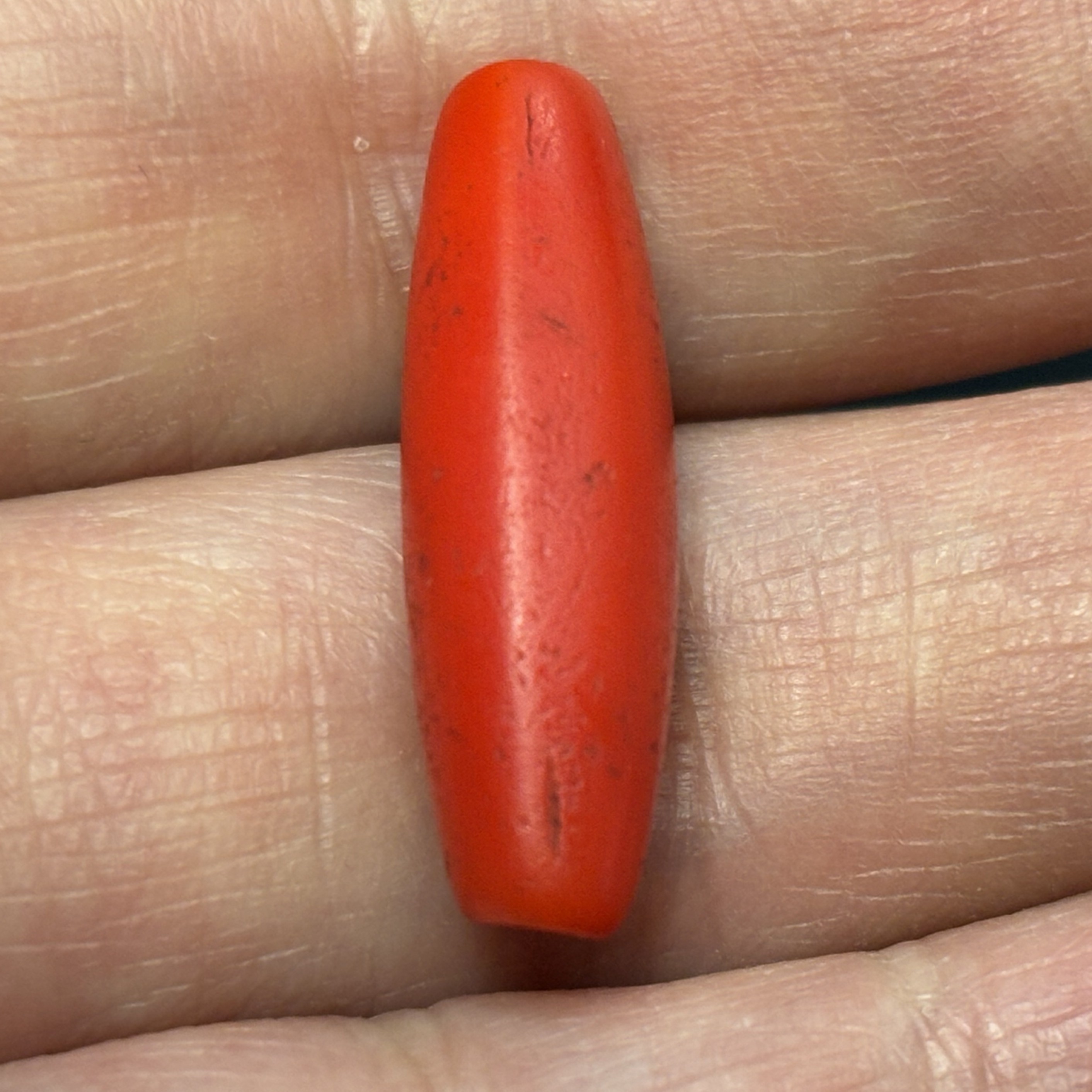 约19世纪雪巴琉璃管珠（到代）