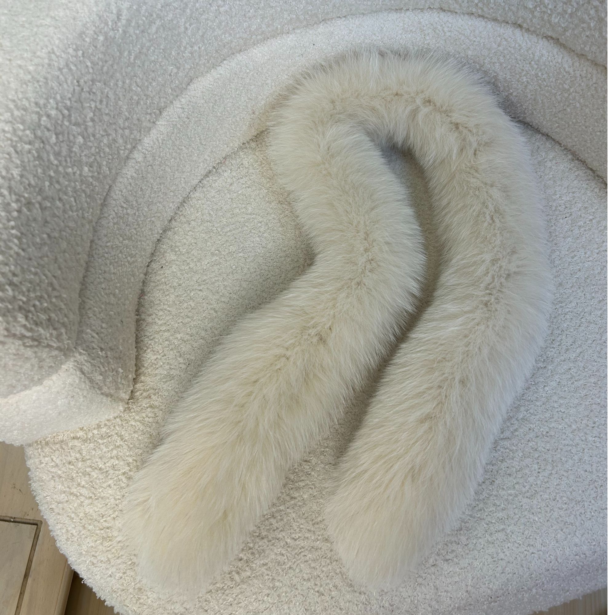 2024新款狐狸真毛围巾女毛绒双面毛韩版时尚保暖百搭围脖秋冬季