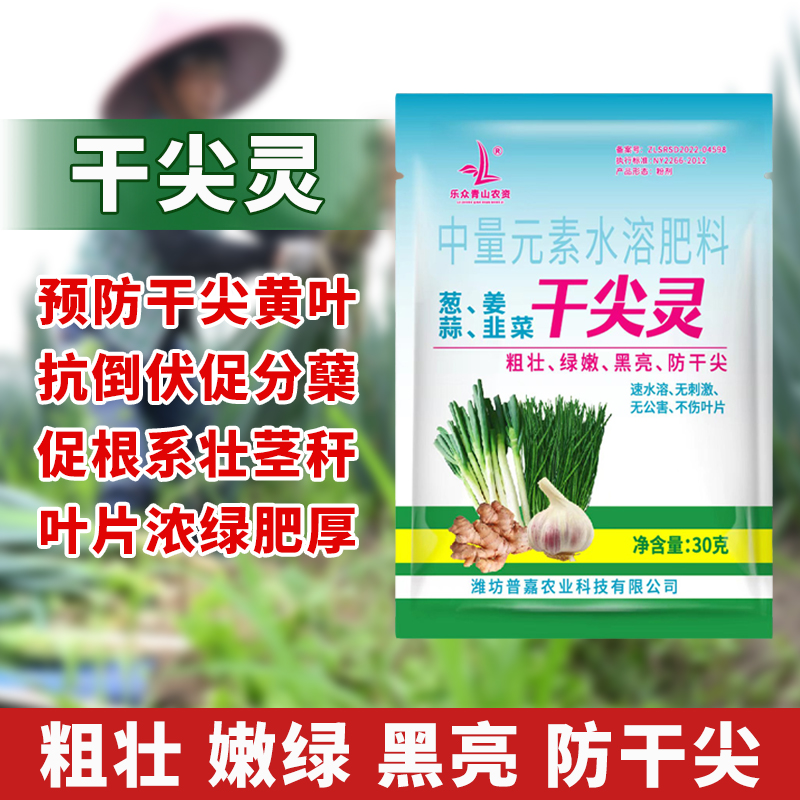 乐众青山【韭葱姜蒜干尖灵】黄叶烂根干尖水溶肥