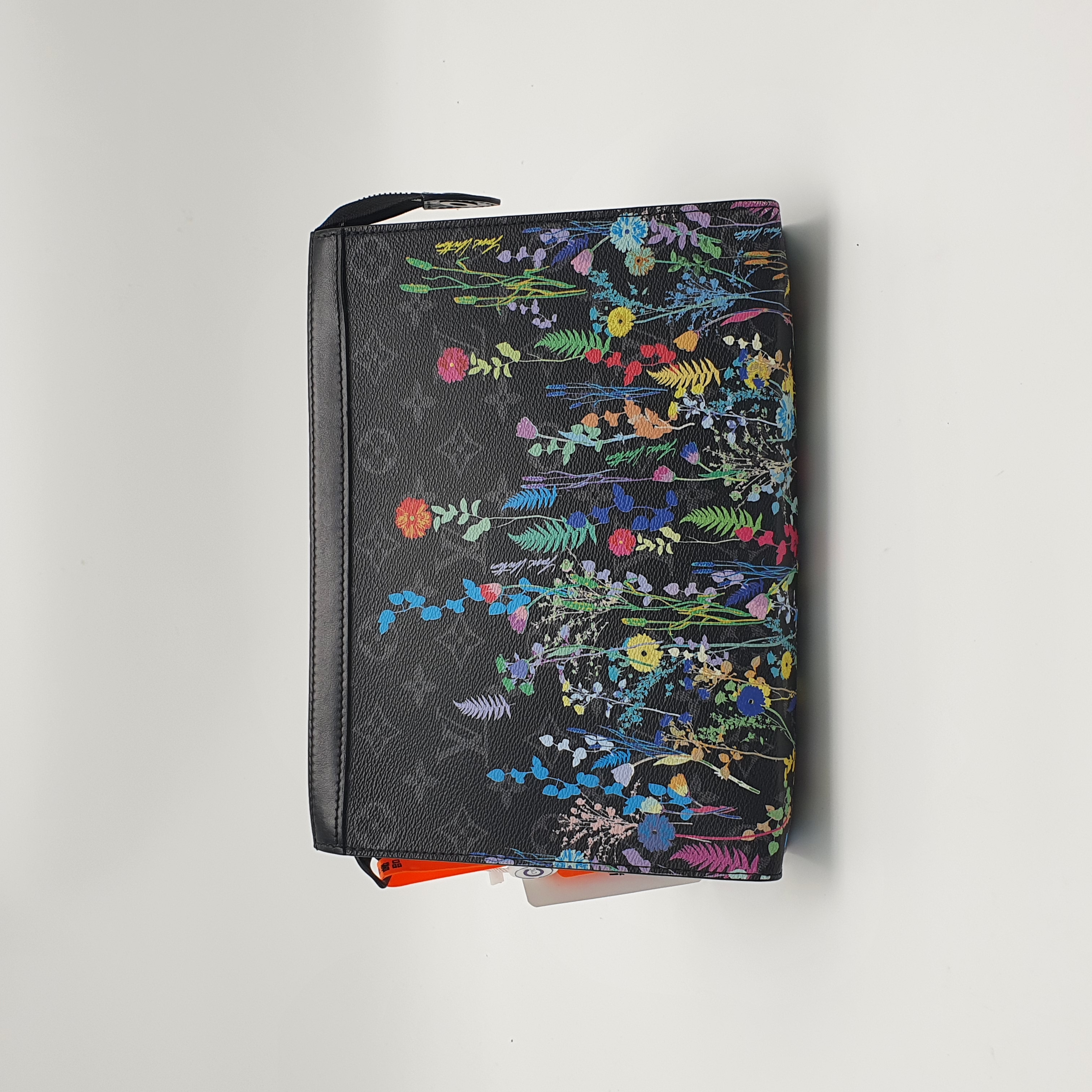 95新 LouisVuitton/路易威登 LV黑老花花卉款洗漱包/DH10082  