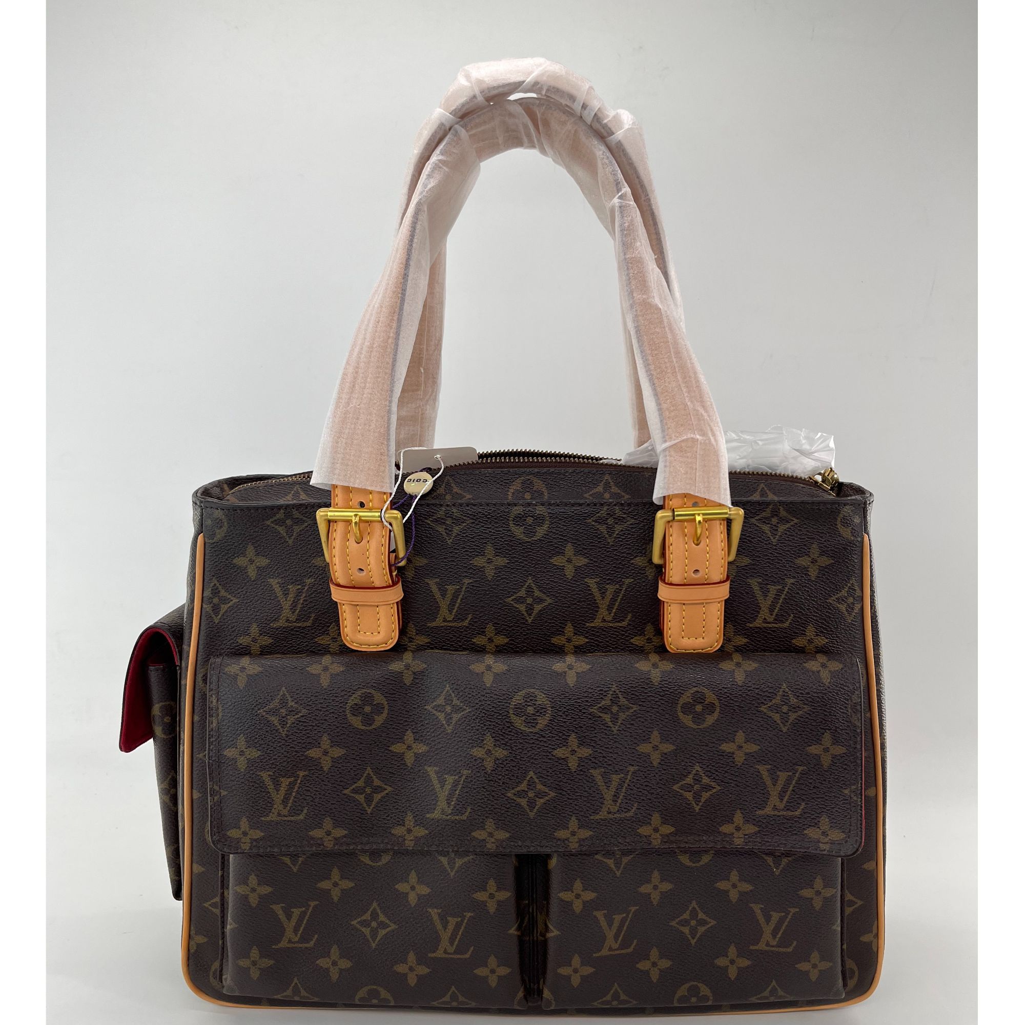 95新 LouisVuitton/路易威登 中古包老花经典手提单肩（换配皮）   