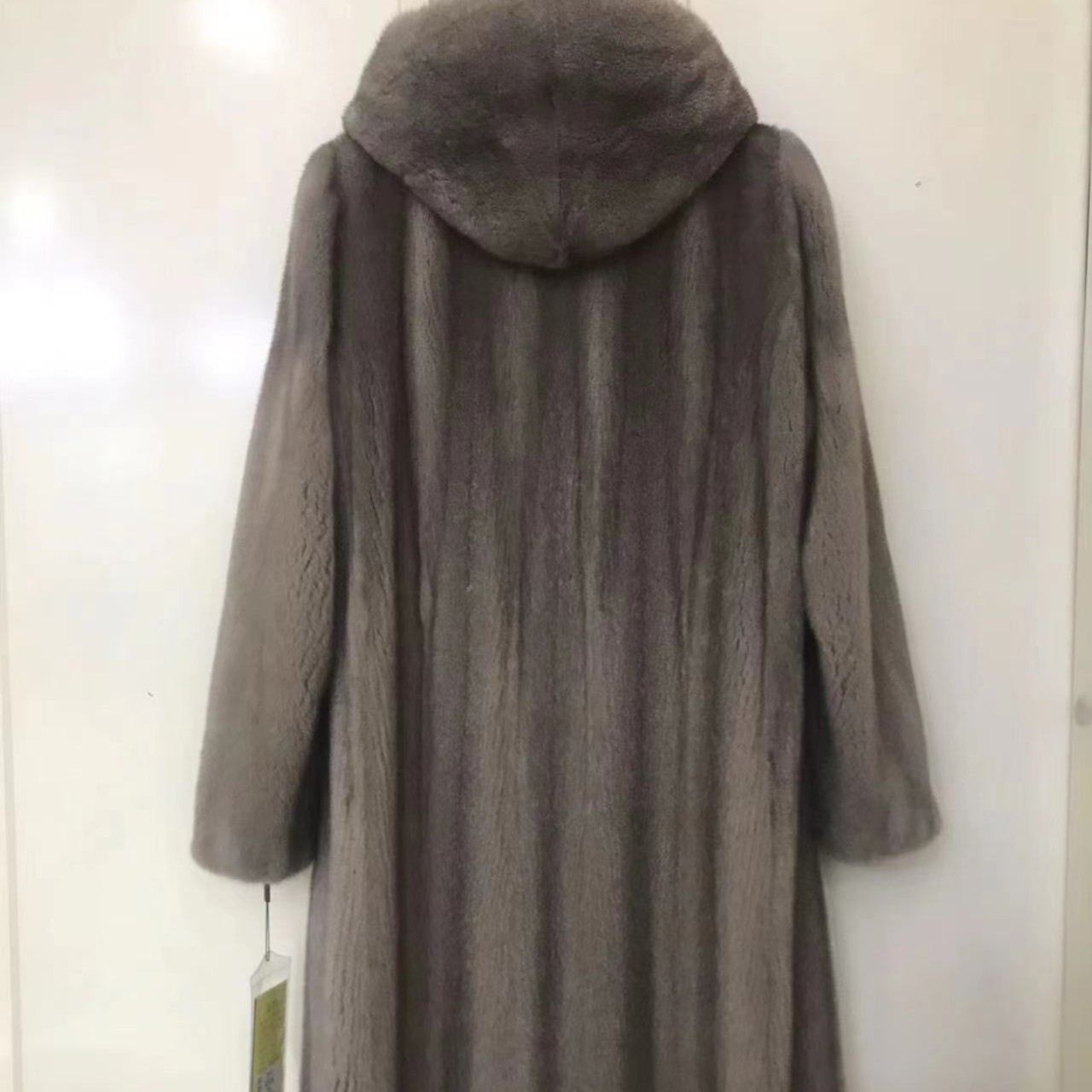 120银兰咖啡原色全穿刀工艺直板帽大衣