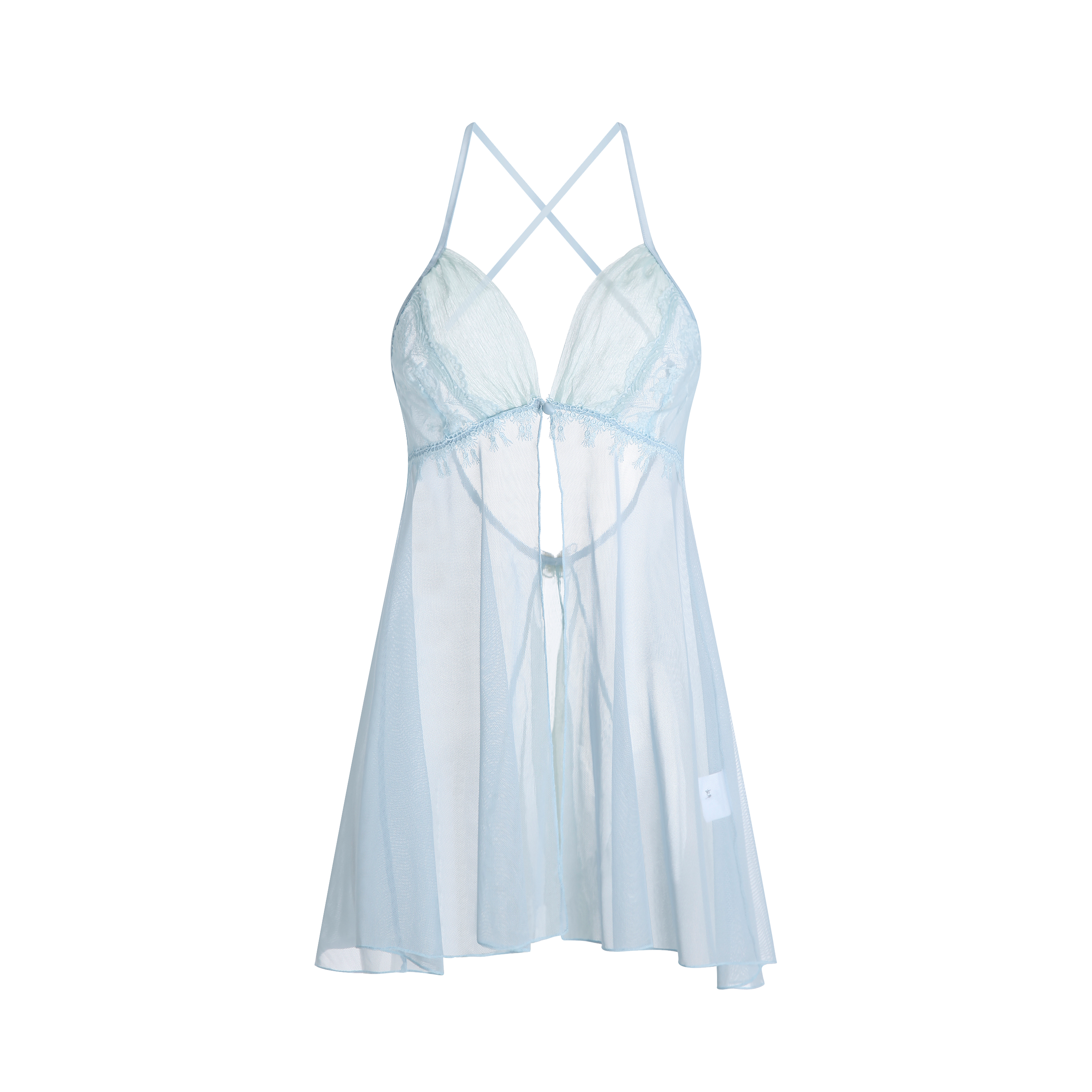 傅大美蕾丝轻奢性感露背睡衣显瘦气质时尚女士薄款宫廷纯欲风睡裙