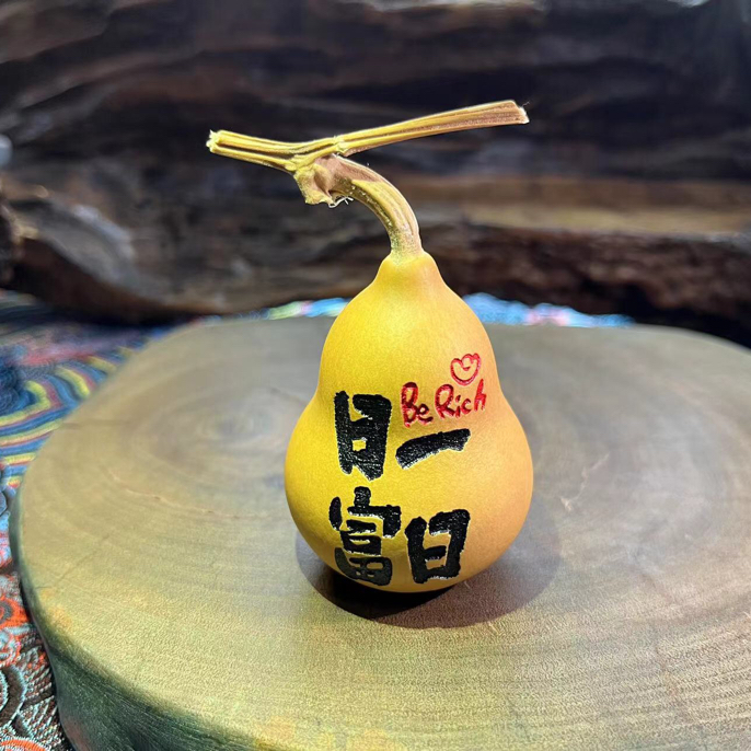 文玩把件墨刻胖墩5.9㎝