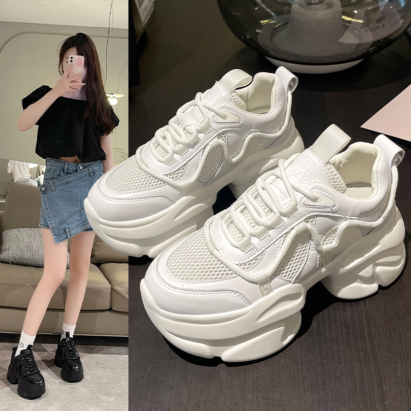 厚底轻便炸街老爹鞋女款2022夏新款时尚运动休闲女鞋百搭潮