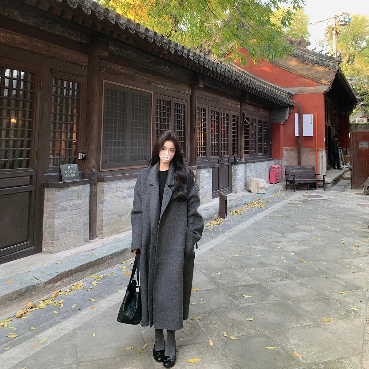 黑标“Berkeley伯克利大衣”皇室嵿奢秘鲁进口骆马绒＋澳毛大衣