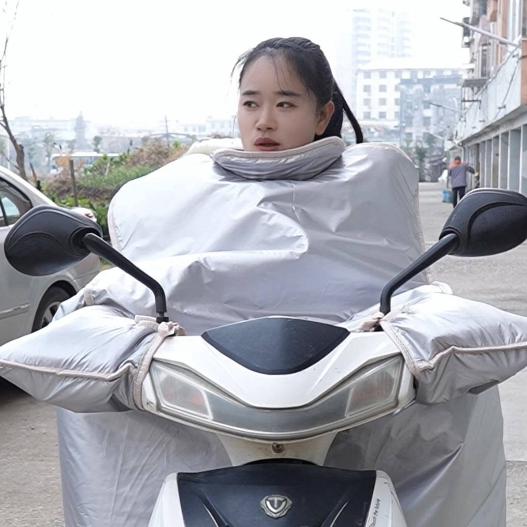 晖晖牌手部加热电动车挡风被（配品字插头，非品字头请自购转换头）