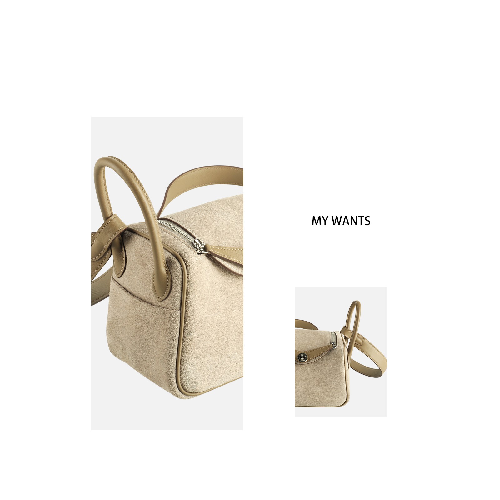 官大人“H家"~迷你lindy斜跨手提包牛皮轻奢单肩包B18