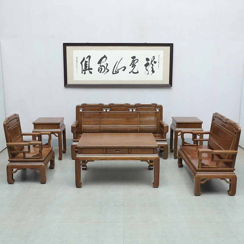 龙虎山弯背明式宝座六件套