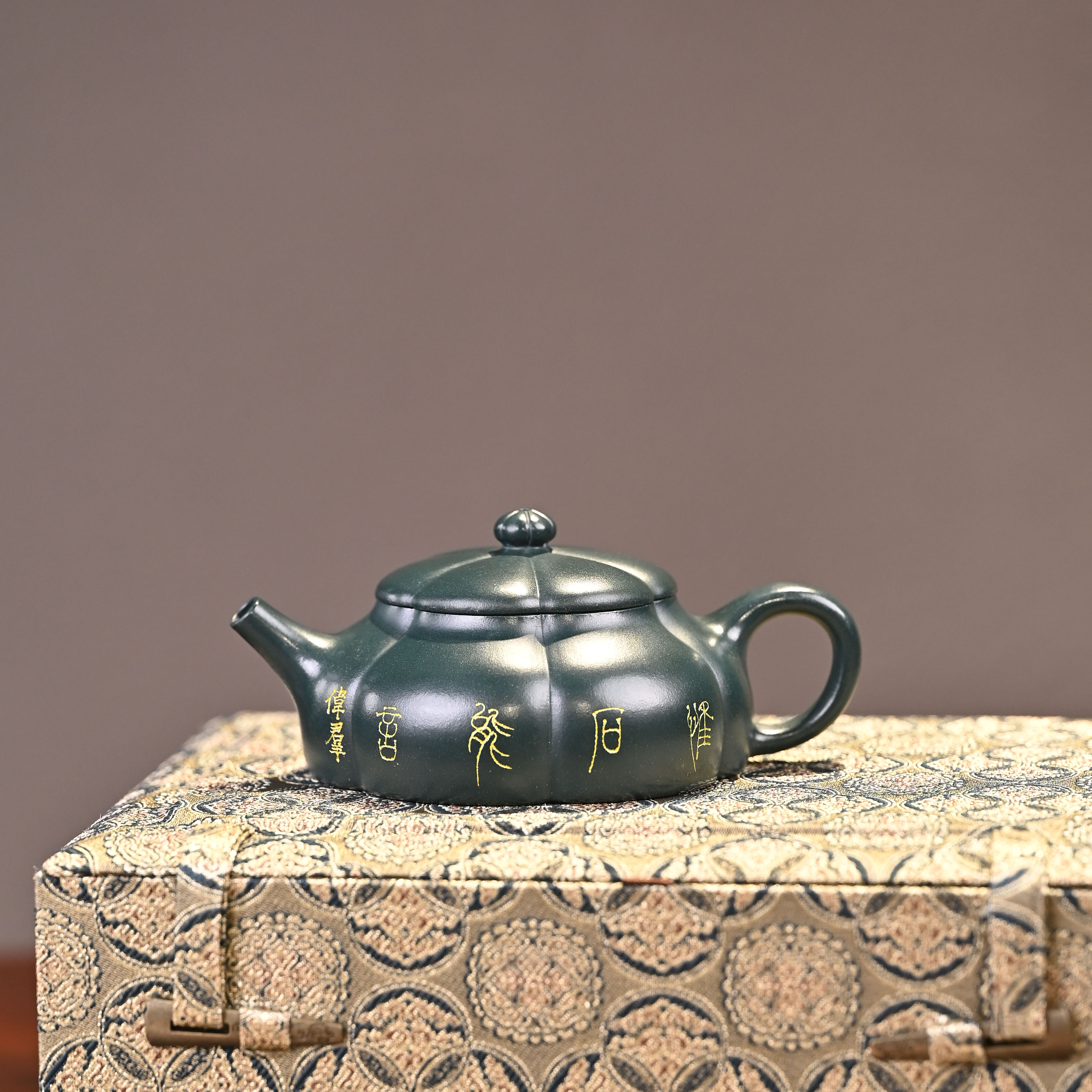 范家壶庄《静乐》苏门答腊青170cc品牌系列手工紫砂壶