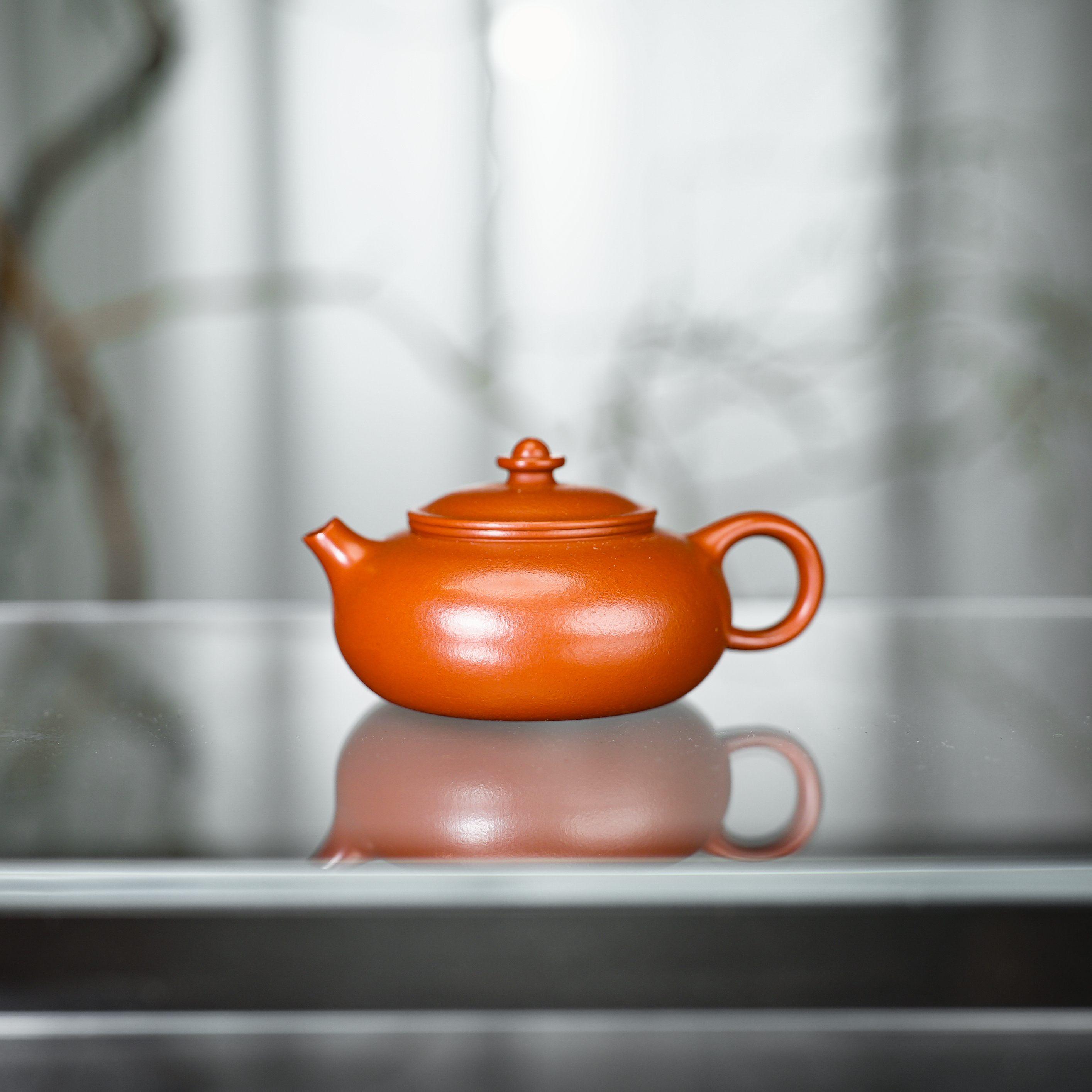 范家壶庄《寒江》朱泥135cc好礼系列手工紫砂壶