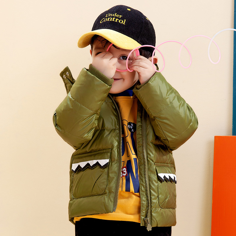 Y0096/男童冬季连帽羽绒服（2月13号）