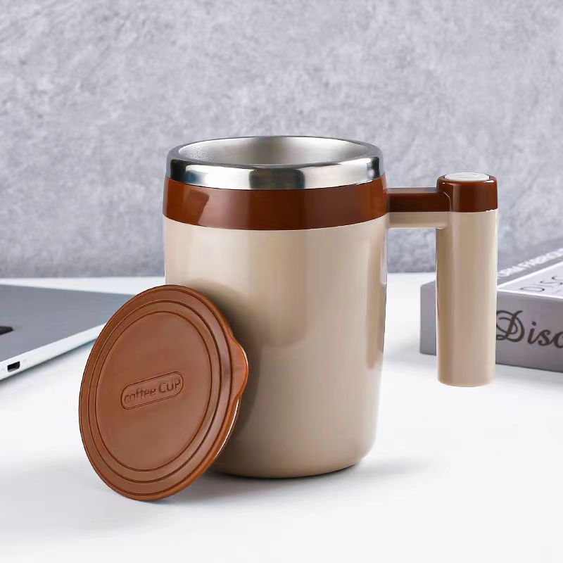【品质高货】家用便携全自动搅拌杯旋转磁吸咖啡杯个性多功能奶杯