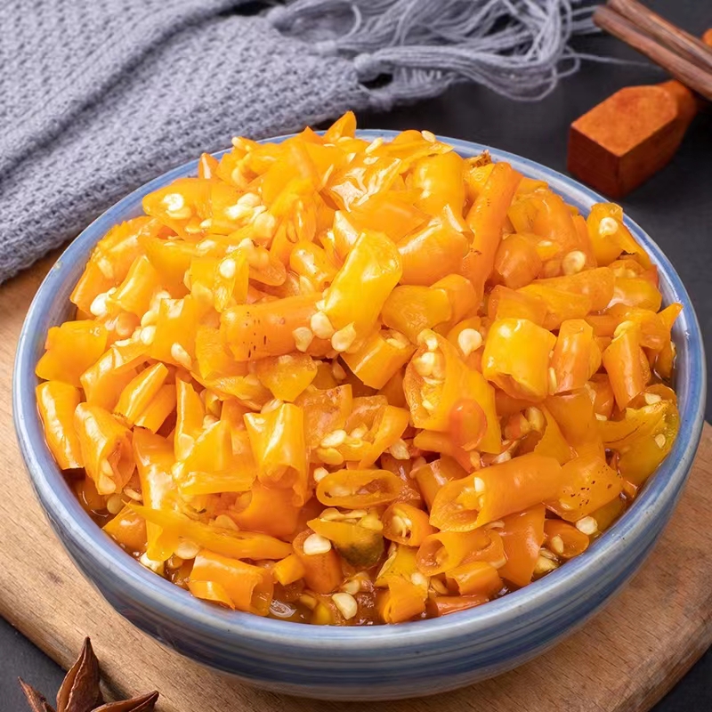 湖南黄贡椒湘锦楼黄金剁辣椒500克农家纯手工制作剁椒蒸鱼头