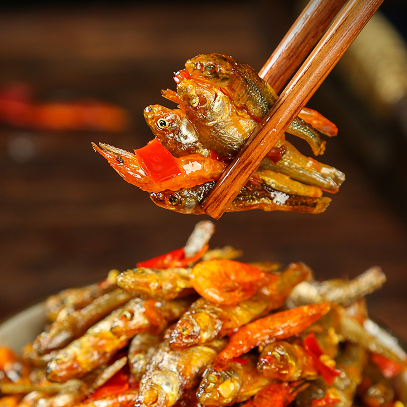 辣小董小鱼小虾450g*1瓶湖南特产下饭菜拌饭拌面