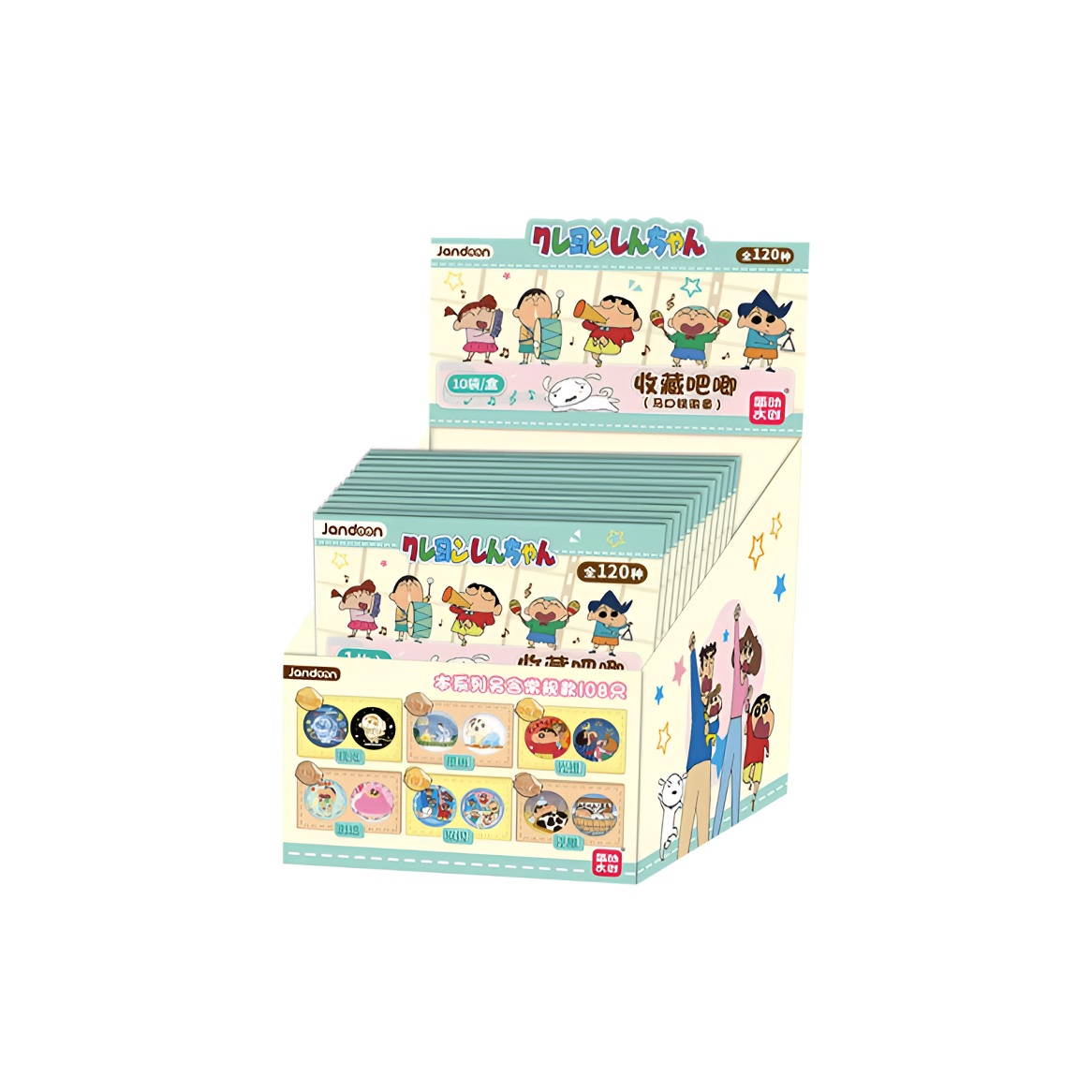 简动文创 蜡笔小新 120款收藏吧唧 徽章盲盒（代拆）