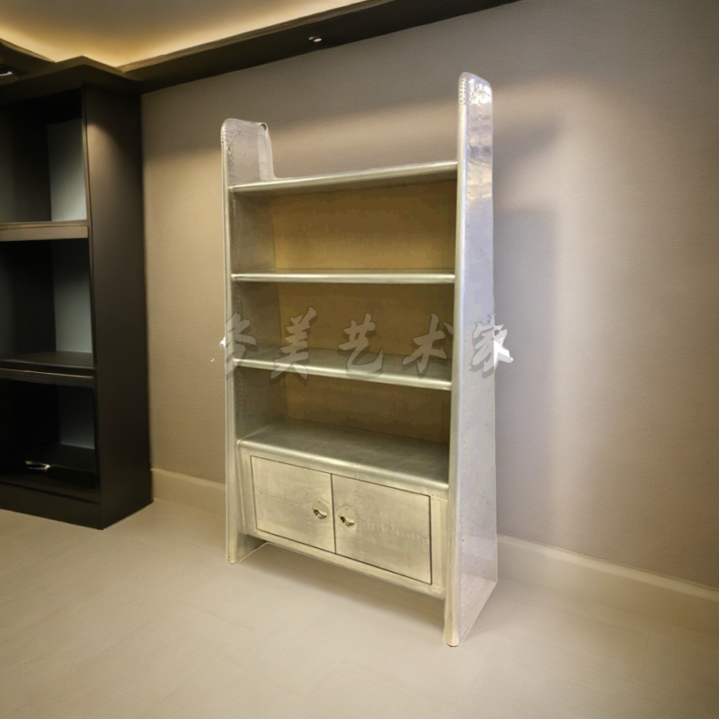 BORCH/博瑞奇铝皮书柜三层二门置物柜（03700）