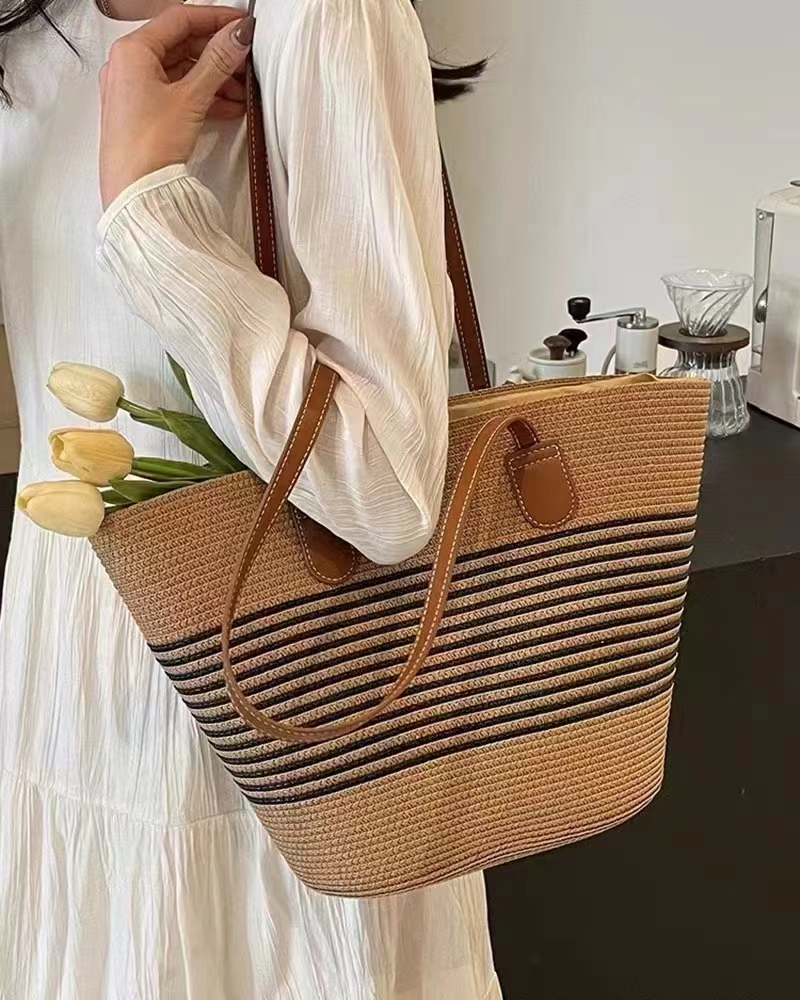 新款复古休闲菜篮子休闲包