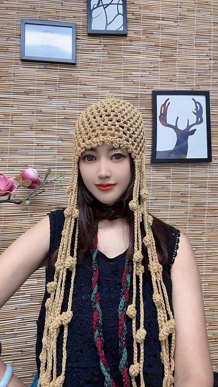 【霞姐严选】春季时尚奶嘴多辫帽