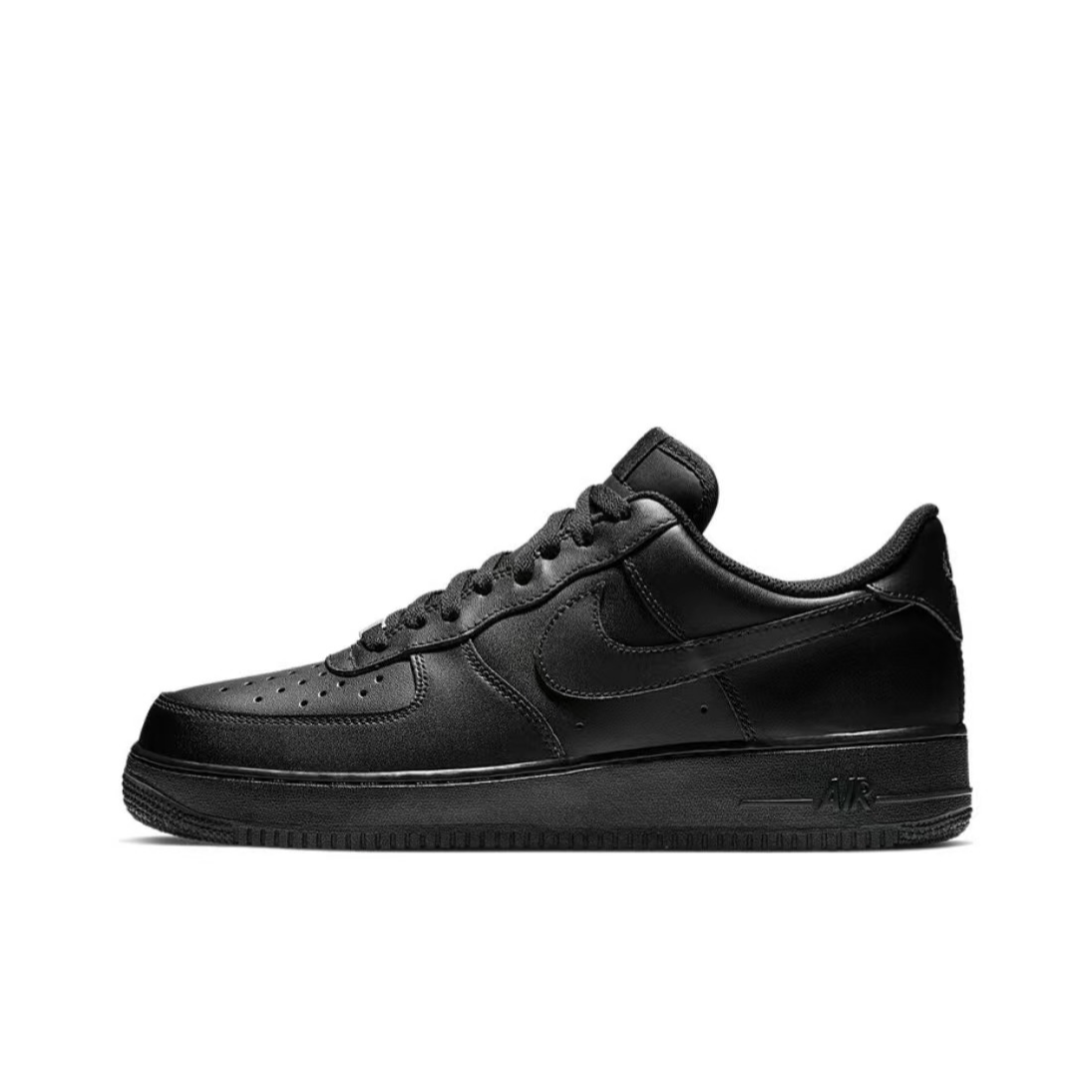 Nike/耐克 Air Force 1 Low 男女款黑武士经典时尚低帮板鞋