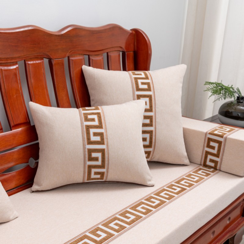 四季可拆沙发垫搭配同款抱枕配件含芯中式家用新中式