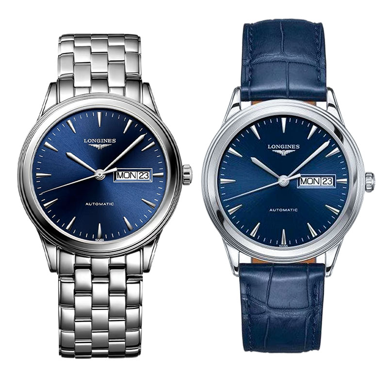 99新 Longines/浪琴 余/军旗899蓝盘/表径38.5mm/名表/男士时尚