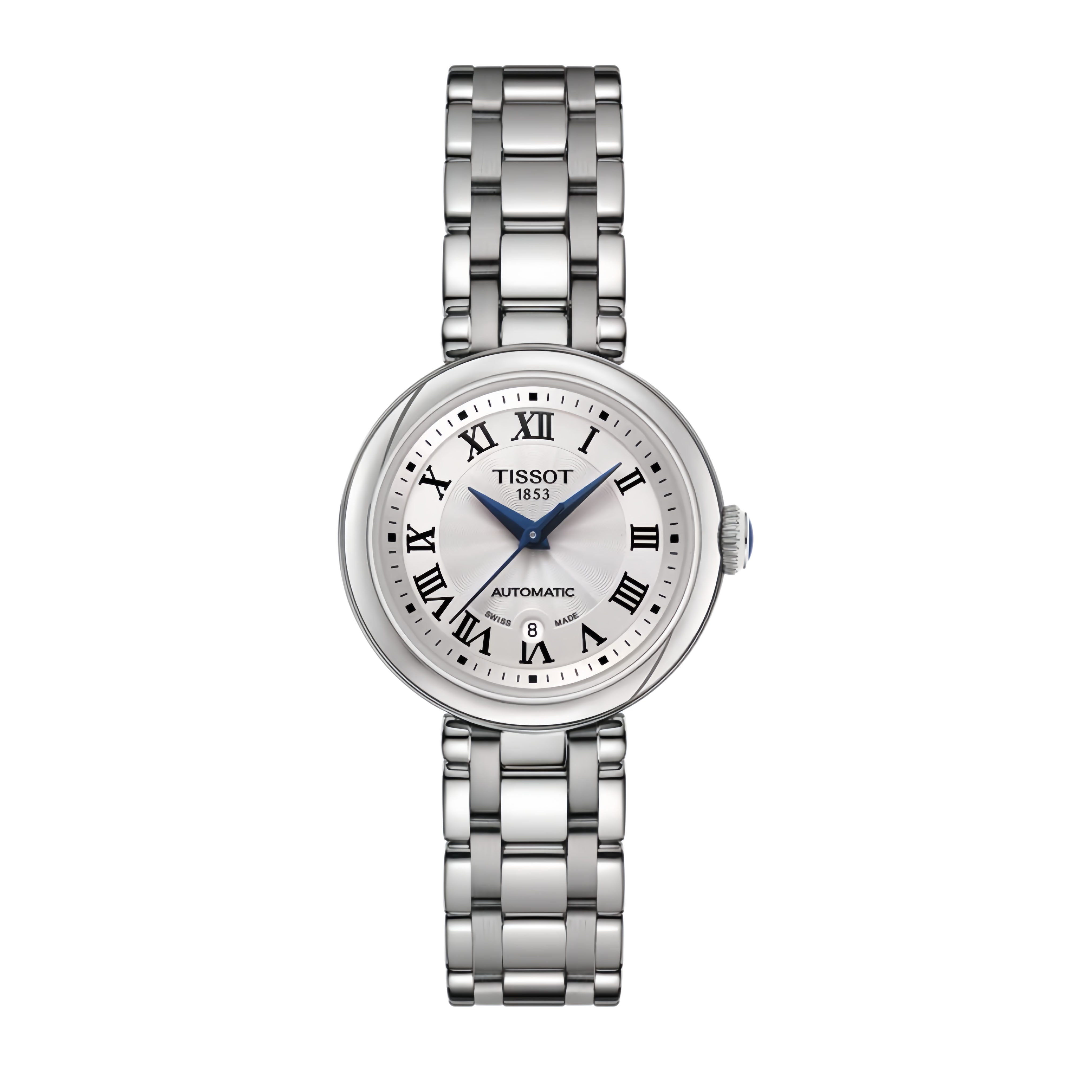 99新 Tissot/天梭 壹/小美人126207罗马白/表径29mm/名表/女士