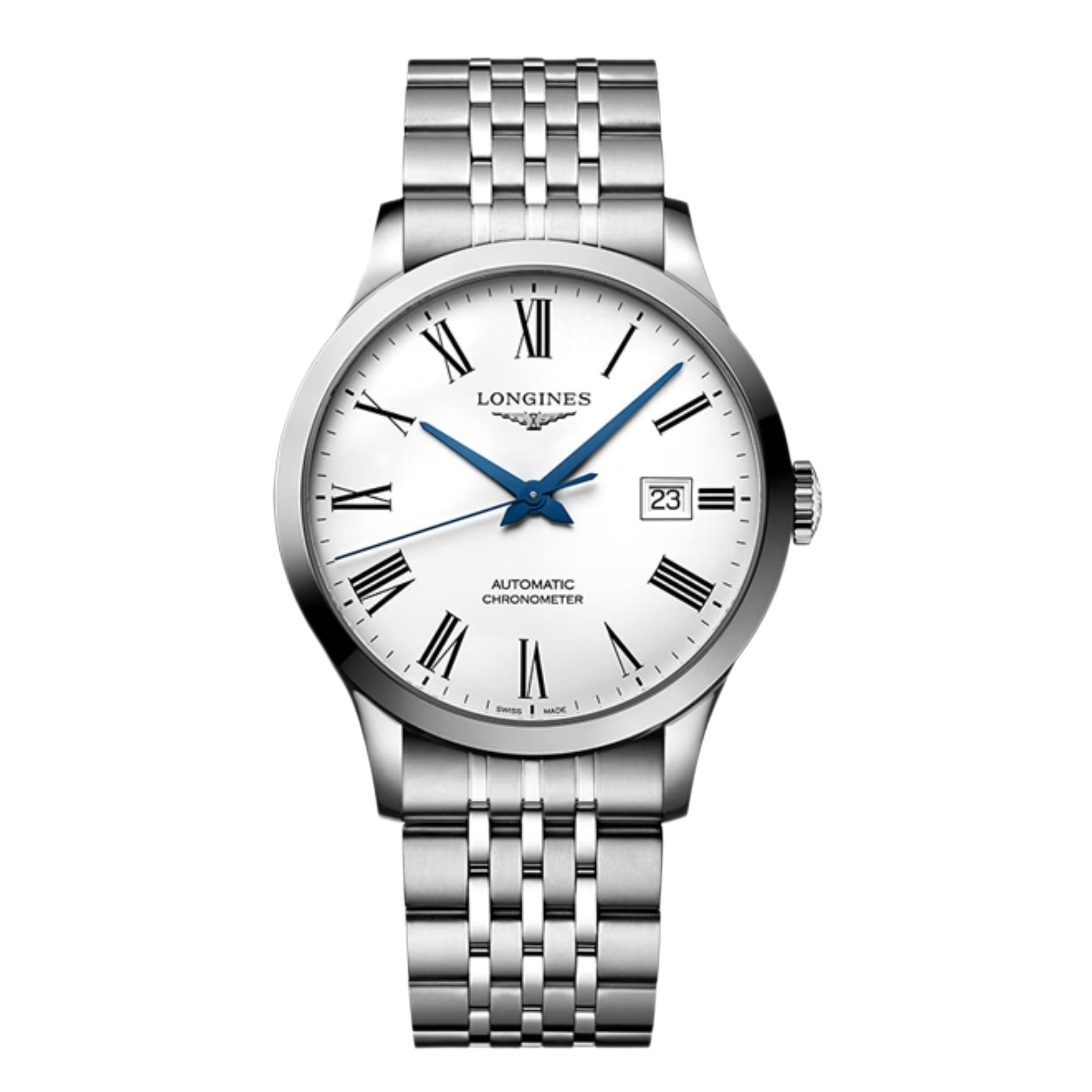 99新 Longines/浪琴 余/开创者821罗马白/表径40mm/时尚表/经典