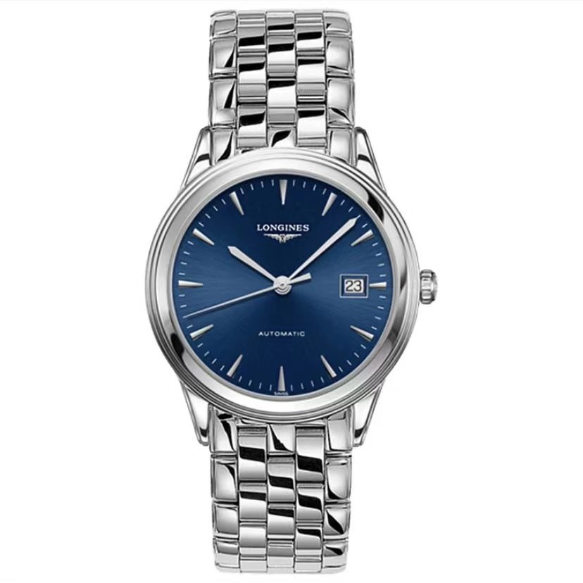 99新 Longines/浪琴 余/军旗984蓝/40表径/名表/男士/经典优雅