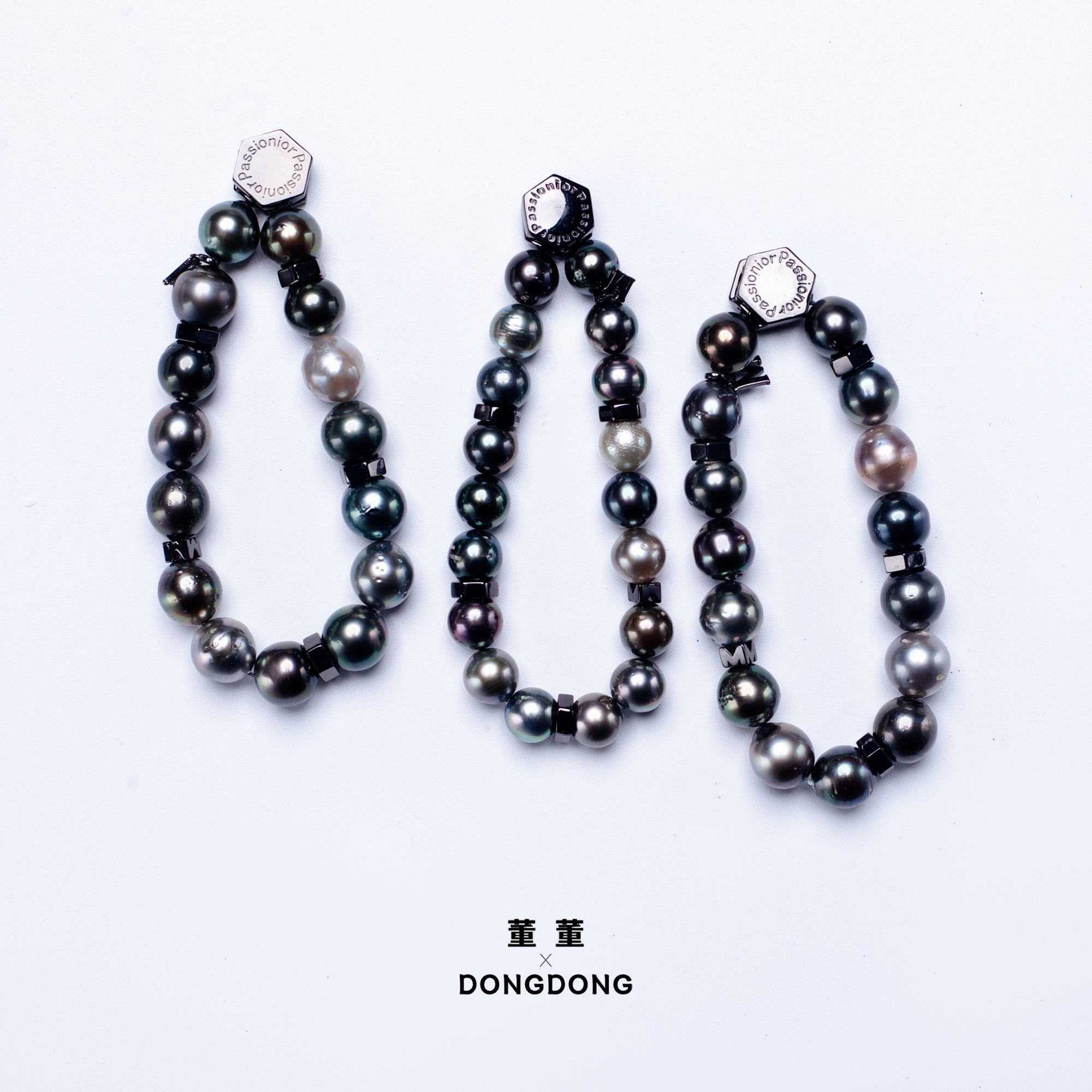 DYY911【董董】M+同款大溪地珍珠手链/S925/9-10mm（多样性发一）