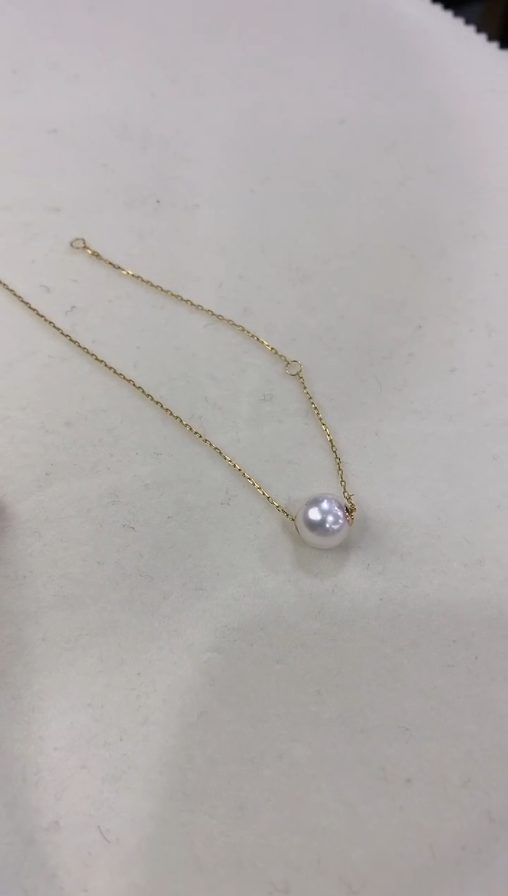 【闪购商品】海水珍珠·18K金镶嵌30-项链