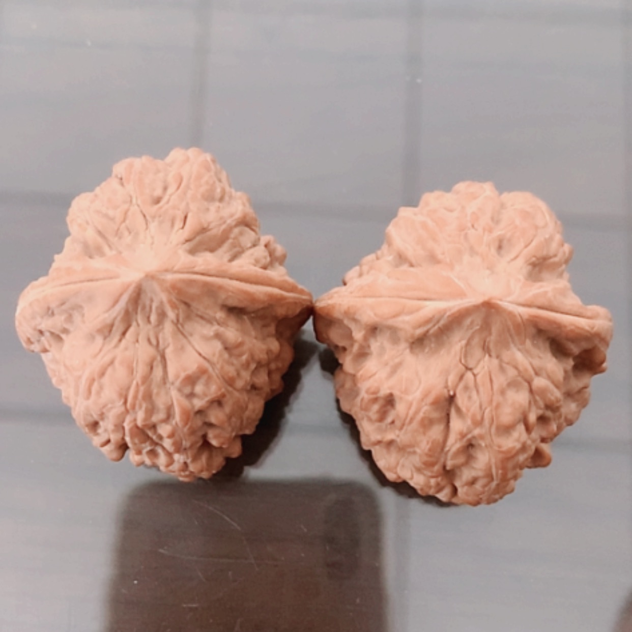 【闪购商品】文玩核桃把件岁**，39凹底