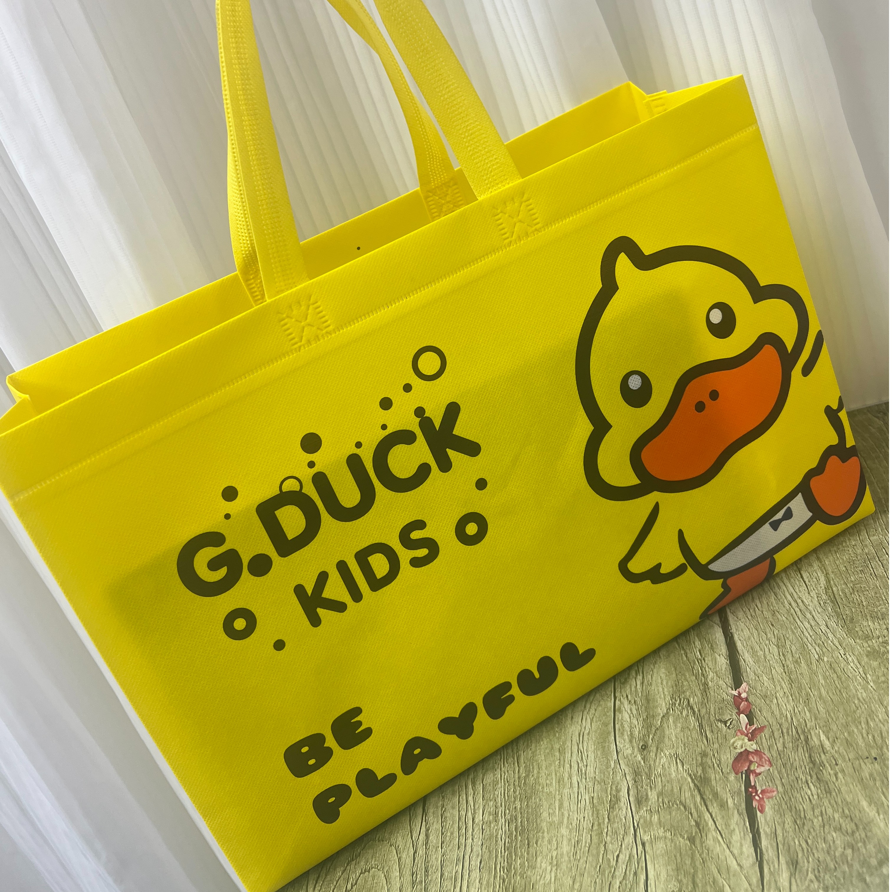小黄鸭专柜订制礼品袋