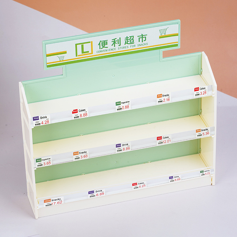 【便利货架】微缩过家家家居摆件超市瓶子便利货架小玩具