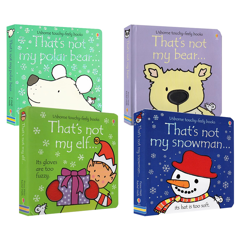Usborne That's Not My 那不是我的系列4册 纸板触摸书 认知启蒙
