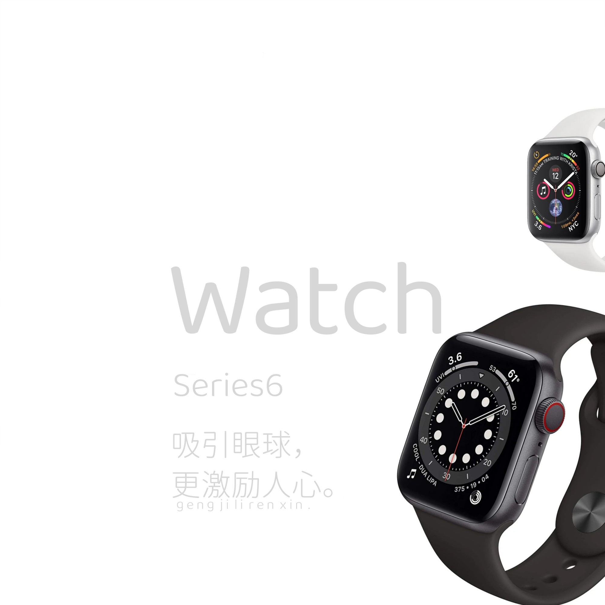 8新 Apple/苹果 Apple Watch Series6 二手苹果手表国行 44/40mm