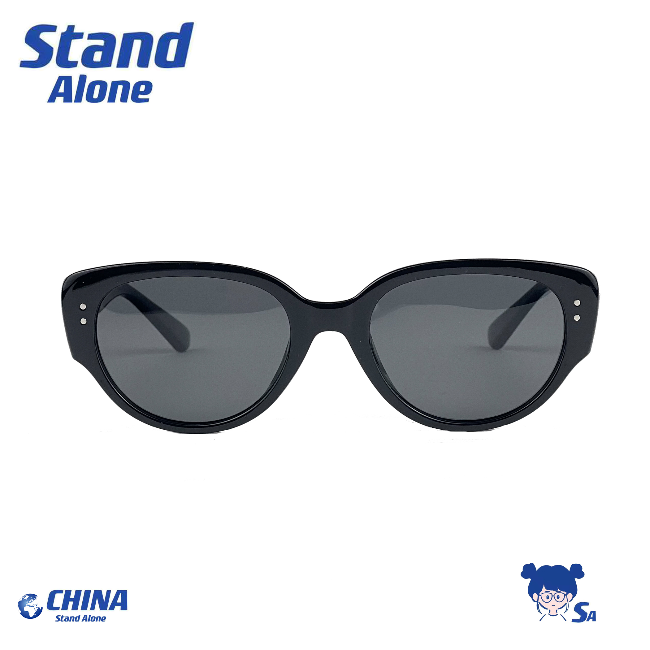 【全面升级】猫眼大框墨镜女款大脸偏光高级感辣妹遮阳经典太阳眼镜