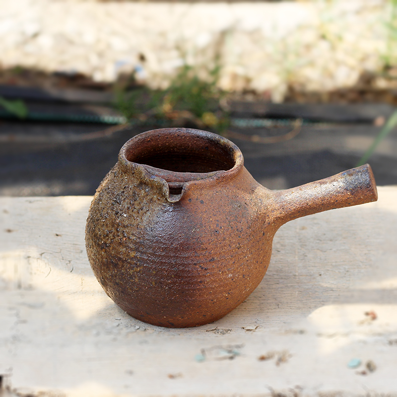 可干烧烤奶茶罐围炉煮茶云南手工罐罐奶陶瓷公道杯摆摊土陶烤茶罐