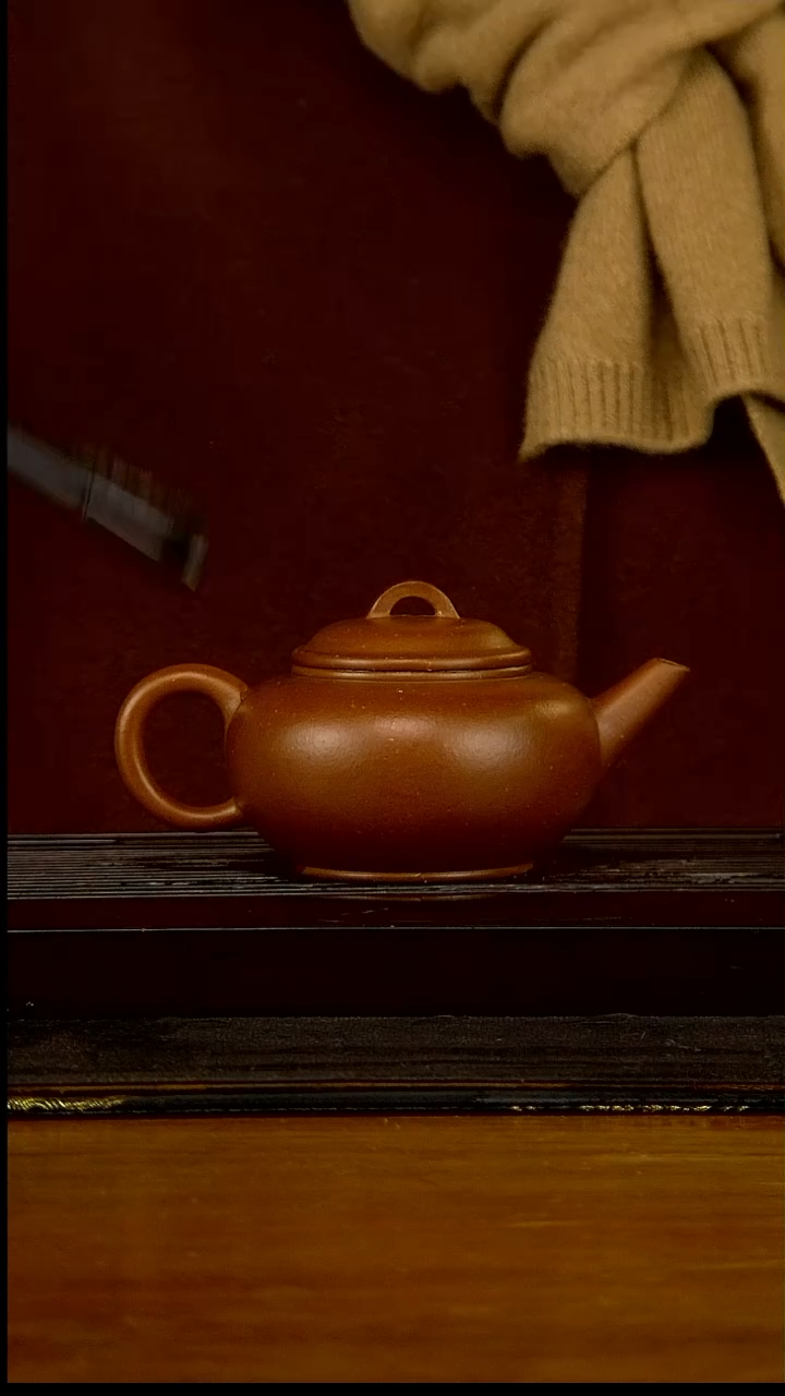【闪购商品】紫砂茶壶160cc扁灯18