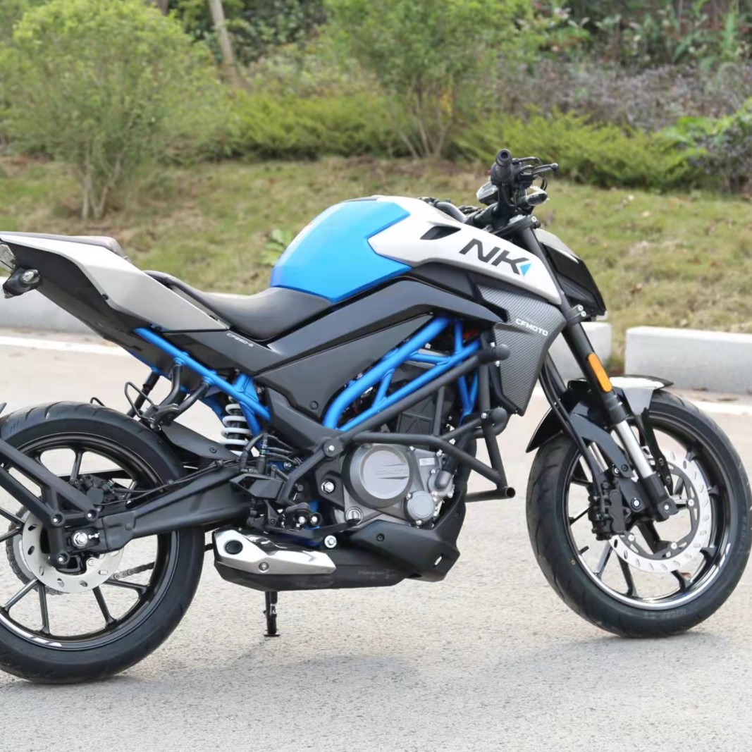 适用春风NK250装配改装护杠双弹簧头保护杠保险杠弹簧头护杠