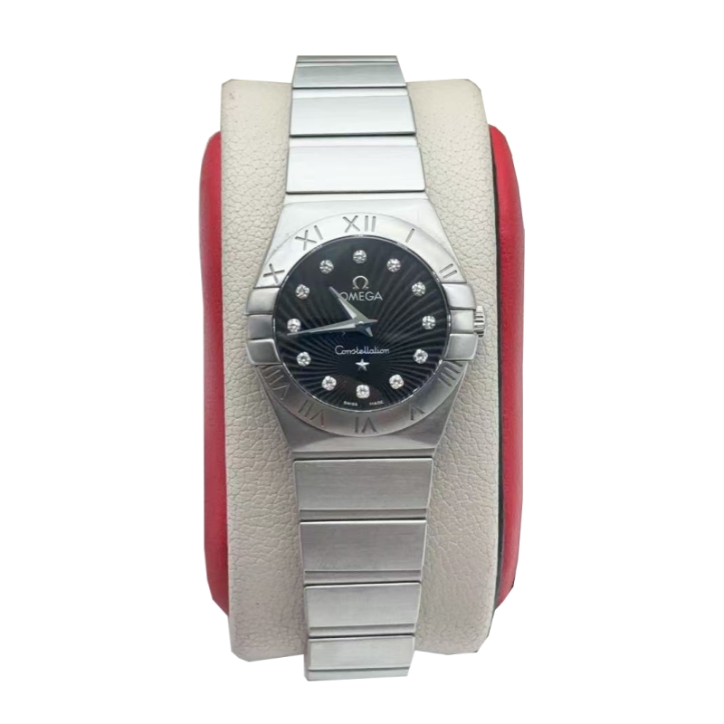 95新 Omega/欧米茄 24mm 欧米茄 原钻星座 时尚石英名表 女士腕表