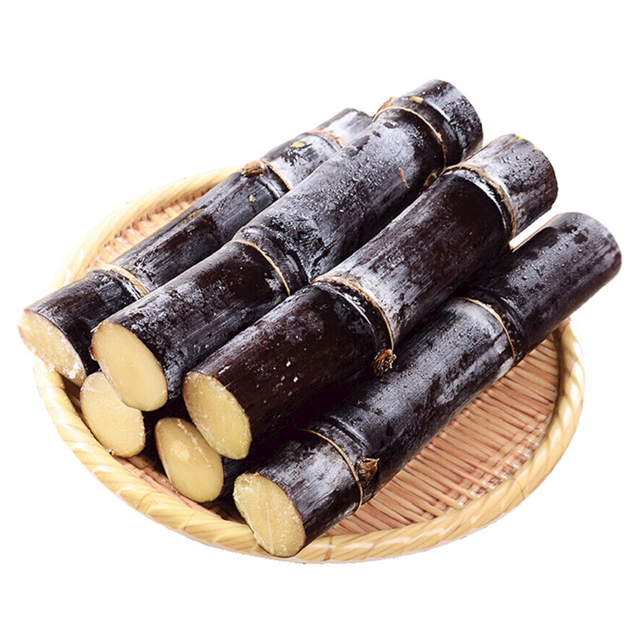 【永川臻果味】广西黑皮甘蔗带皮约5斤到7斤一根（帮削皮）