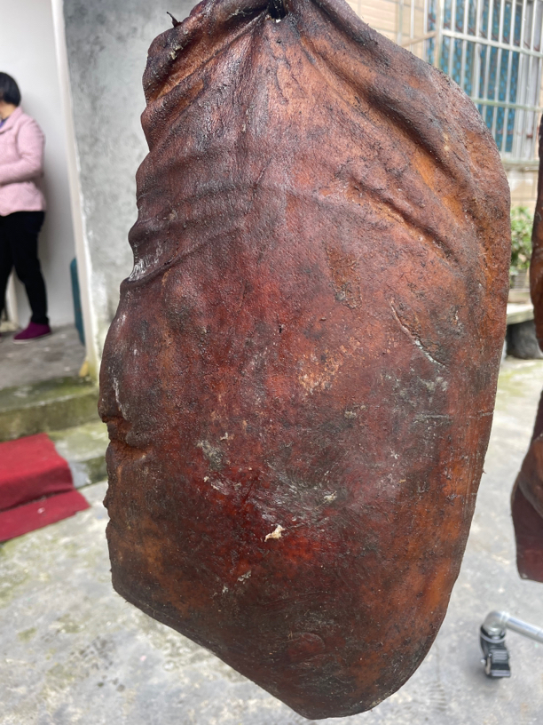 【猪屁股腊肉无骨】传统柴火烟熏腊肉，散装称重（切小/洗后不退）