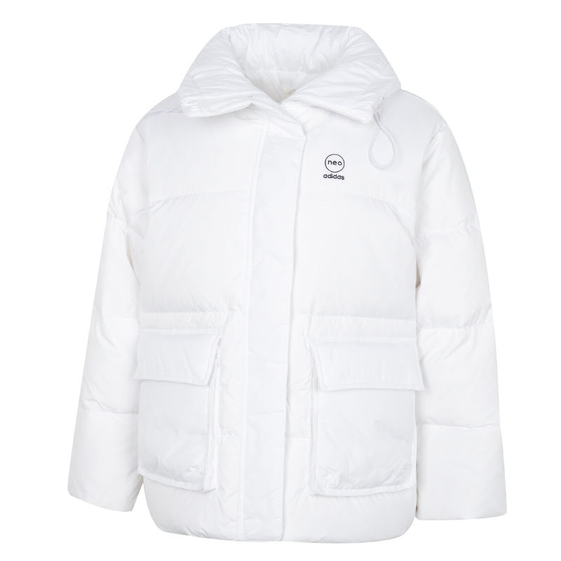 adidas/阿迪达斯 女款休闲时尚宽松冬季保暖立领羽绒服  HN2441