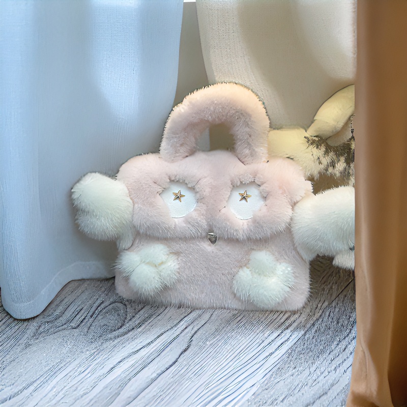 经典时尚皮草女包水貂毛毛包