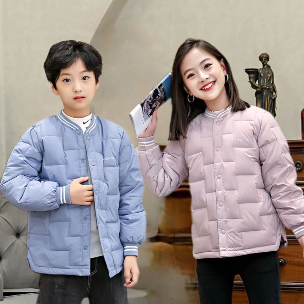 新款中大童儿童羽绒服男女学生校服内胆神器秋冬季内外穿保暖外套