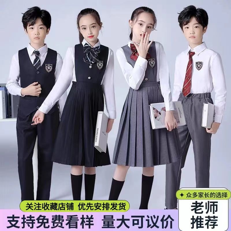 国庆儿童合唱演出服中小学生朗诵主持人礼服合唱服比赛女童演讲