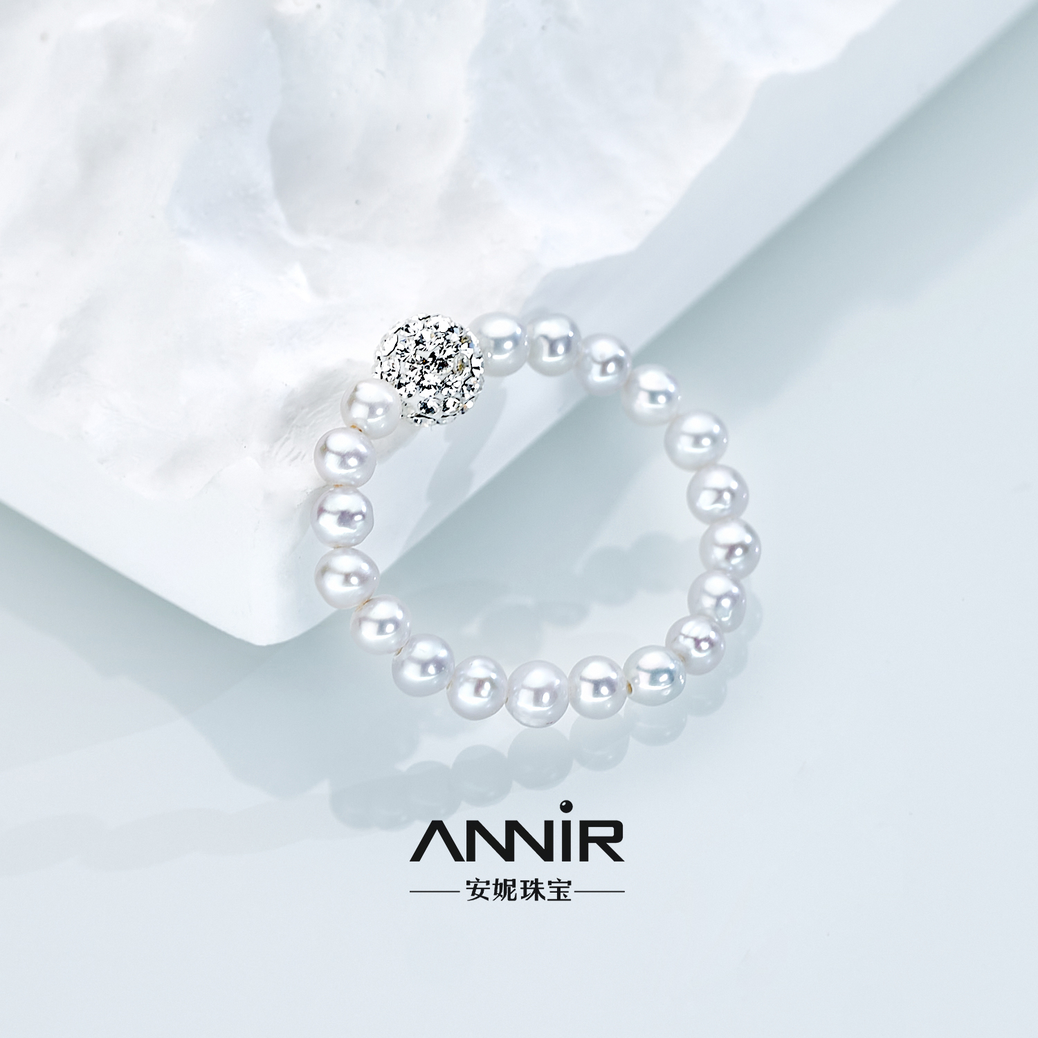 “亮爆”Baby珠戒指（升级） 3-4mm 993H000DY